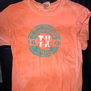 Neon orange Texas tee